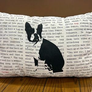 Boston Terrier Lumbar Pillow